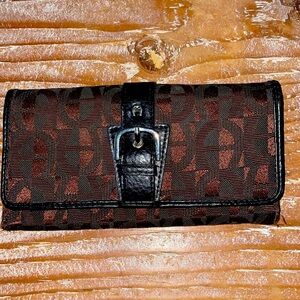 Etienne Aigner Brown and Black Wallet